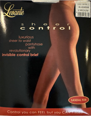 Levante Sheer Control Top Tights Size: 2 Medium Color: Blumarine