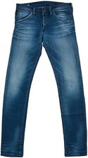 Jack & Jones men glenn slim Jeans Denim Casual Blue Pocket Button Zip Original