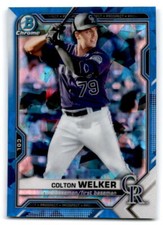 2021 Bowman Chrome Sapphire Edition #BCP-15 Colton Welker