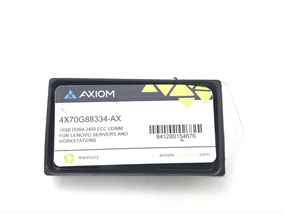LENOVO AXIOM 4X70G88334-AX 16GB DDR4-2400 ECC UDIMM Memory Module for RS160 - Image 2 of 3