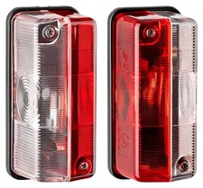 2x Anhänger Umrissleuchte Positionsleuchte Begrenzungsleuchte inkl. Glühbirnen