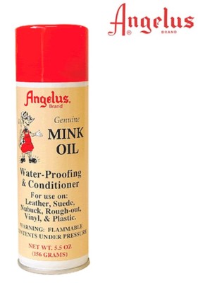 Angelus MINK OIL spraY proTect LEATHER vinyl nubuck suede Boots Shoes  Upholstery