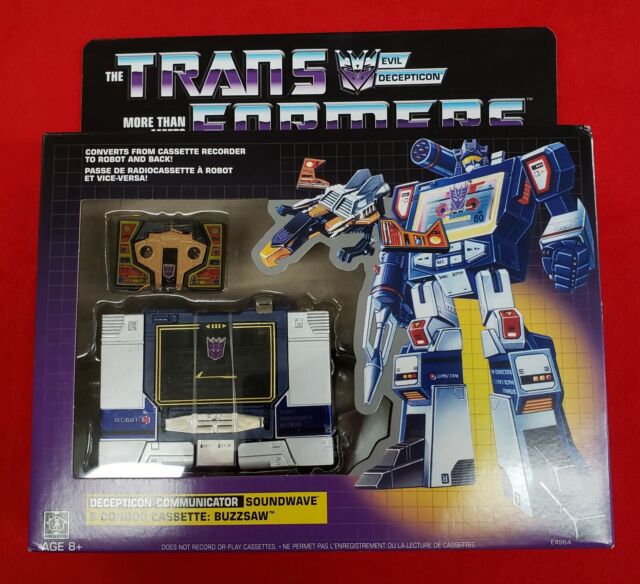 Hasbro Transformers Vintage G1 Exclusive Decepticon Soundwave with Buzzsaw Cassette for sale online