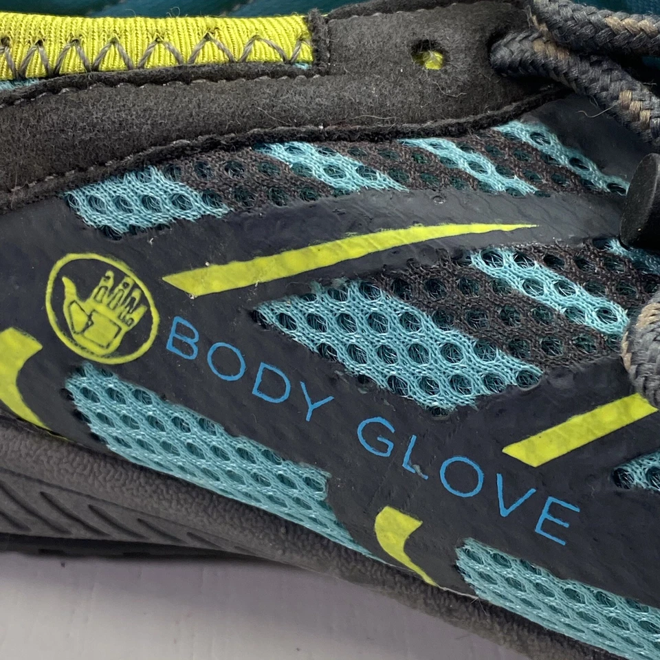 Zapato deportivo Body Glove Dynamo Rapid para mujer talla 9 azul amarillo verde azulado Foto 2 de 4