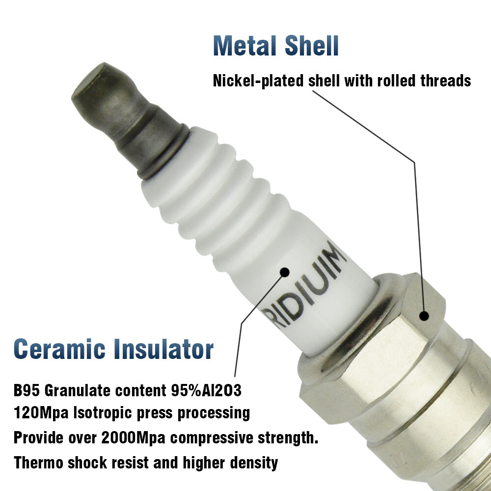 Iridium Spark Plugs 6 Pack 91418 Fits For 2014-2021 Chevy Silverado... Fast Ship 91418 Spark Plugs - Foto 5