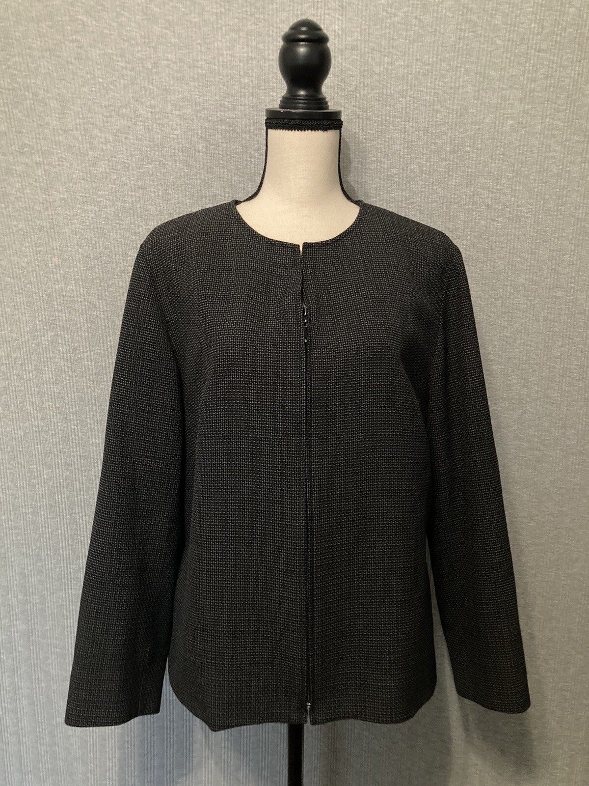 Vintage Pendleton Women’s Jacket  Black Lined Ful… - image 1