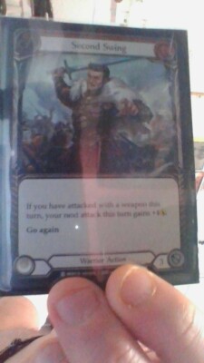 Flesh and Blood TCG : Monarch 1st Edition : Second Swing COMMON RED FOIL