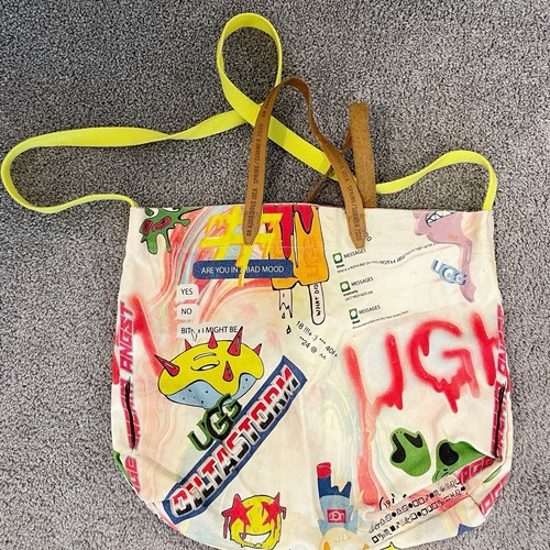 Borsa tote bag UGG Pop Angeles tela tracolla una borsa audace primavera/estate - Foto 4 di 5