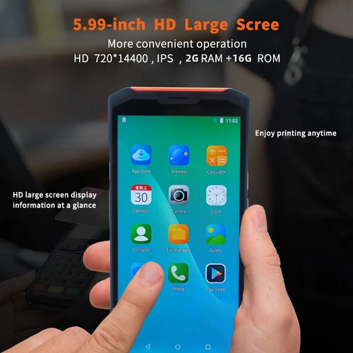 Z1 Android PDA Barcode Scanner with NFC Reader Support Fingerprint Unlocking New - Picture 8 of 9