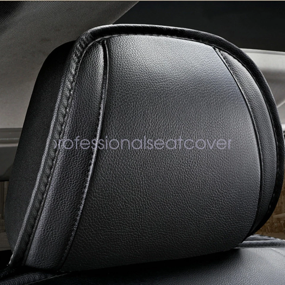For Toyota Corolla Full Set Car 5-Seat Covers PU Leather Cushion Protector Foto 3 de 4