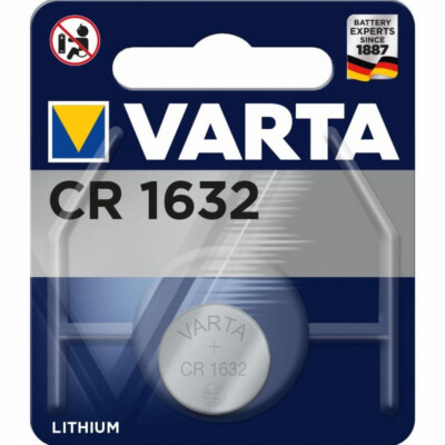 VARTA LITHIUM CR1632 6632 3V Button Coin Battery
