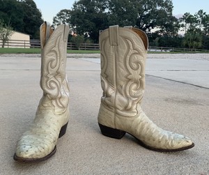 bone cowboy boots