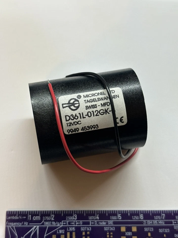 Axiallüfter MICRONEL Swiss Made 36 x 45,1 mm 12 Volt D361-012GK-B