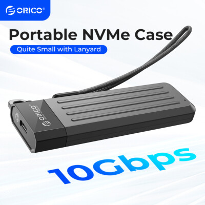 ORICO M.2 NVMe SSD Enclosure USB 3.2 Type C 10Gbps M.2 External SSD Case US