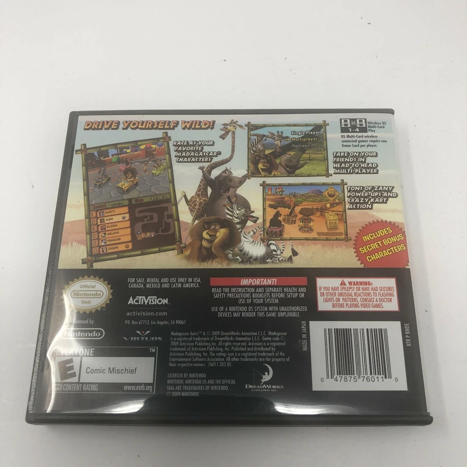 Megamind: The Blue Defender (Nintendo DS, 2010) CASE & MANUAL ONLY NO GAME - Image 3 of 3