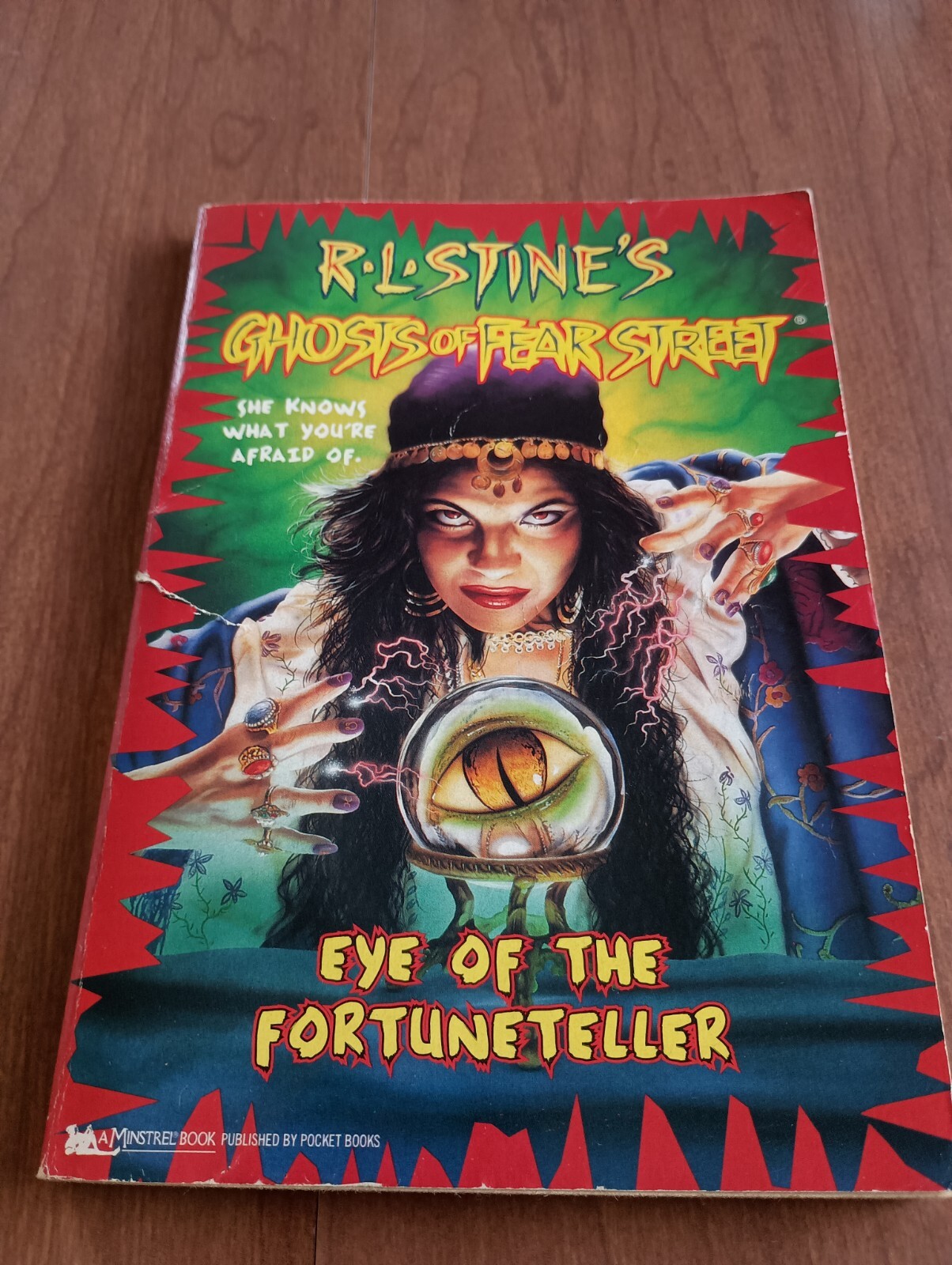 R. L. Stine Ghosts Of Fear Street: Eye Of The Fortuneteller 1996 Vintage Book #6