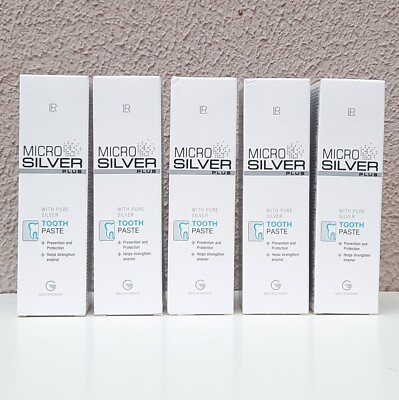 LR Micro Silver Plus Tooth Paste with Pure Silver 75 ml 2.5 Oz Germany x 5 pack