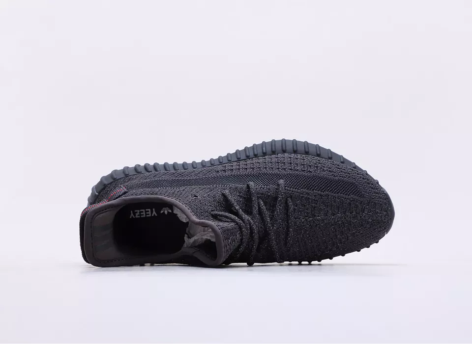 Size 9.5 - adidas Yeezy Boost 350 V2 Black Reflective for sale 