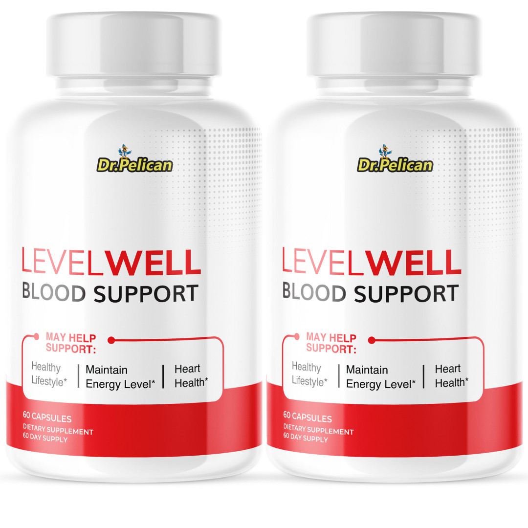 Level Well- Blood Support- 2 Bottles- 120 Capsules