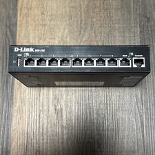 D-Link DSR-250 8 Port Gigabit VPN Router Tested Great Condition With Cord