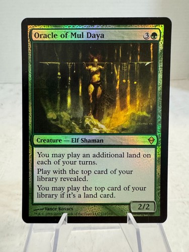 MTG Zendikar Oracle of Mul Daya 172/249 Rare Foil MP Moderately Played XS8