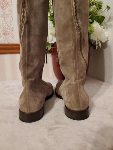 Botas de Cuero Alberto Fermani Taupe Talla EU 37 - Imagen 4 de 11