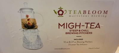* Tea Bloom Marvelous Brewing Migh-Tea 12 and 27 Ox Brewing Pitcher 