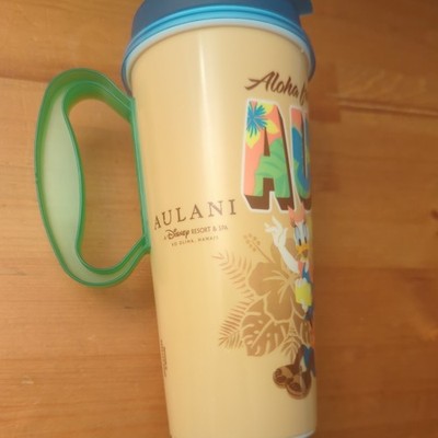 Aloha from Aulani Disney Travel Cup Mug Free Refills Entire Trip Lid Souvenir