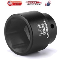 12 Drive X 1-516 Impact Socket 6-point Sae Cr-mo