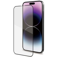 Celly Full Glass Screen Protector Tempered Glass 9H for Apple iPhone 15 Pro Max