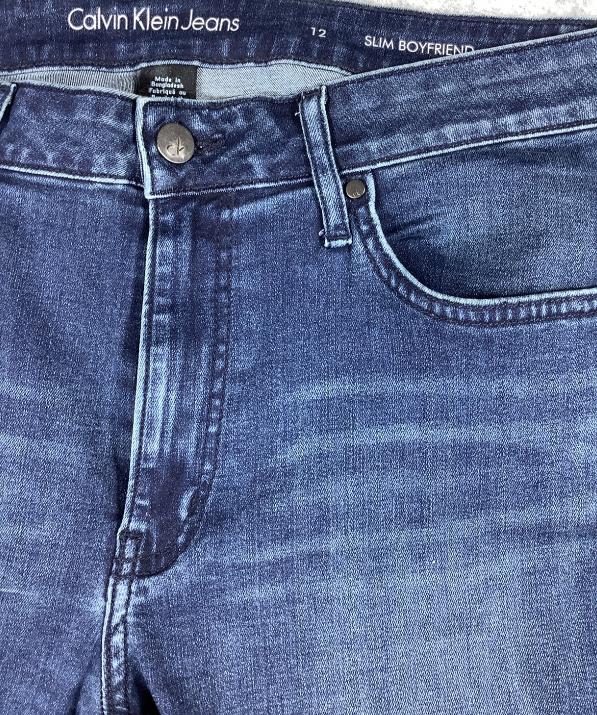 Women's Calvin Klein Jeans 34W 28L Slim Boyfriend 137x image 7