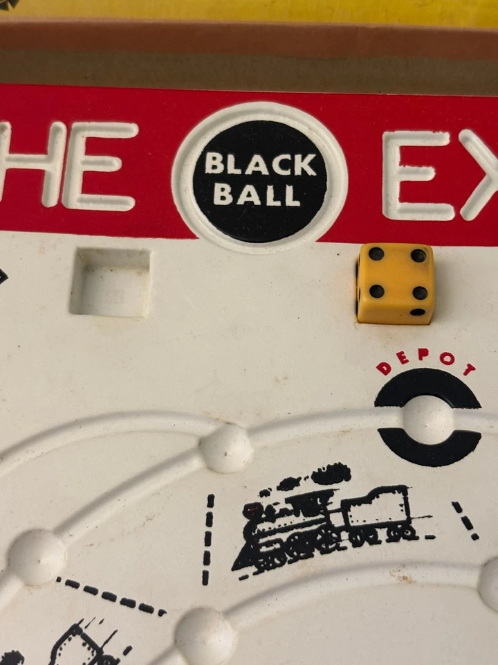 Black Ball Express Schaper Board Game Vintage Marble 1950s Classic - Image 4 of 4