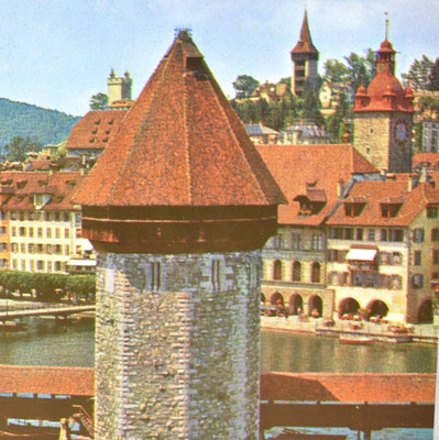 1970s Grand Hotel National Brochure Booklet Haldenstrasse 4 Luzern Switzerland 3