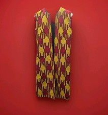 Women's African Print Long Vest 41 In Length Medium
