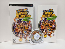 Capcom Classics Collection Reloaded Sony PSP, 2006 Complete Tested Authentic