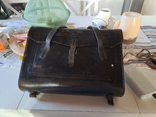 Tornister szkolny antyczny oryginalny około 1900 roku skóra rzadka szkoła biedermeier niemiecka Rzesza