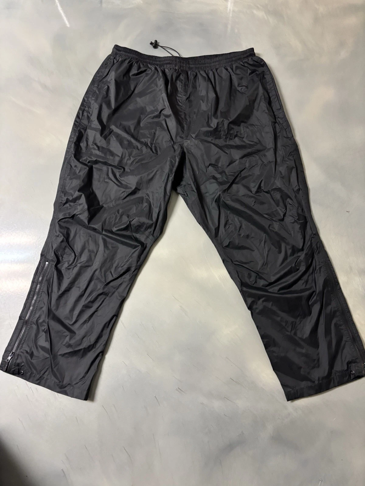 duluth trading Men’s Rain Nylon Pants Size 2xl X31 Ankle Zip Pockets