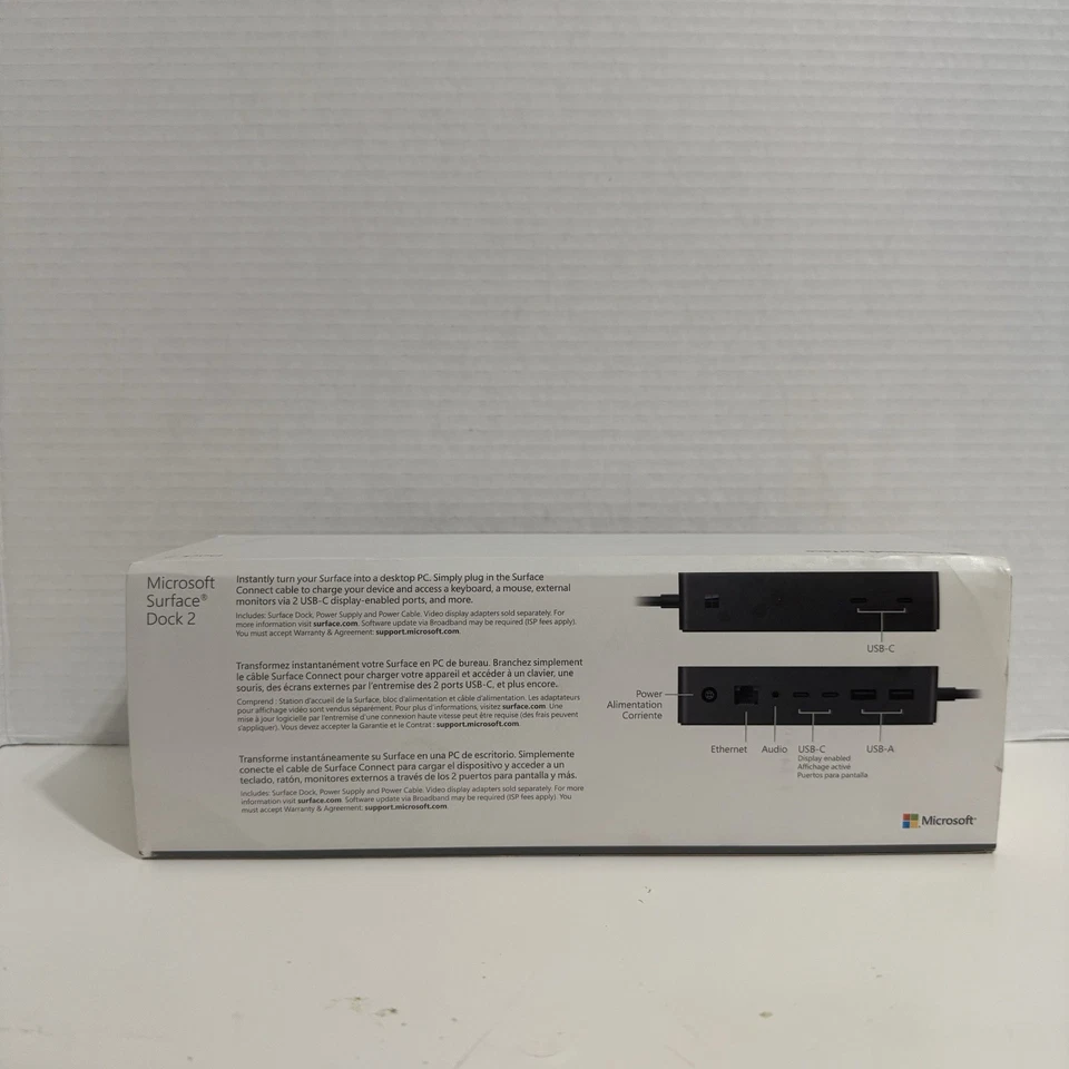 Estación de Acoplamiento Microsoft Surface Dock 2 USB-C - Usada, Excelente Estado Foto 2 de 4