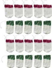 20-Pack Propane Lantern Mantles- U-Shape Design for Propane Lamps-String Tie for