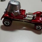 Hot Wheels Red Baron 1969 Diecast Car Mattel Inc Red Silver Black