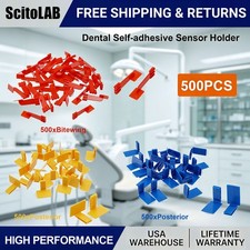 500Pcs Dental Sensor Holder Self-adhesive X-Ray Posterior/Anterior/Bitewing