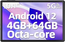 2025 Tablet 10 Inch Android 12 Tablet 4GB 64GB Quad Core 1280 800 HD IPS Screen