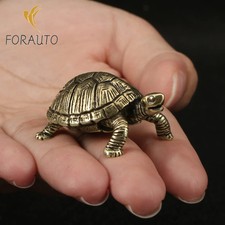 Solid Copper Turtle Brass Ornament Brings Wealth Safety Figurines Souvenir