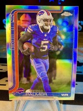 2025 Joshua Palmer Topps Chrome Refractor #31 Buffalo Bills