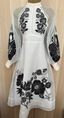 chinese dress ladies Karen Millen - Floral Lace Midi Dress main image 1
