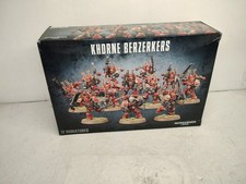 Warhammer 40k Khorne Berzerkers Squad (Classic Sculpts)  NEW in box OOP open