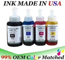 VC Ink set Refill ink bottle Set  774 664 for ET-3600 ET-4550 ET-16500 printer