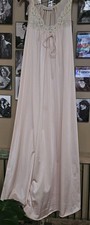 Vtg 1970s JCPenney Pink Nightgown Romantic Dreamy Feminine Coquette Lace M