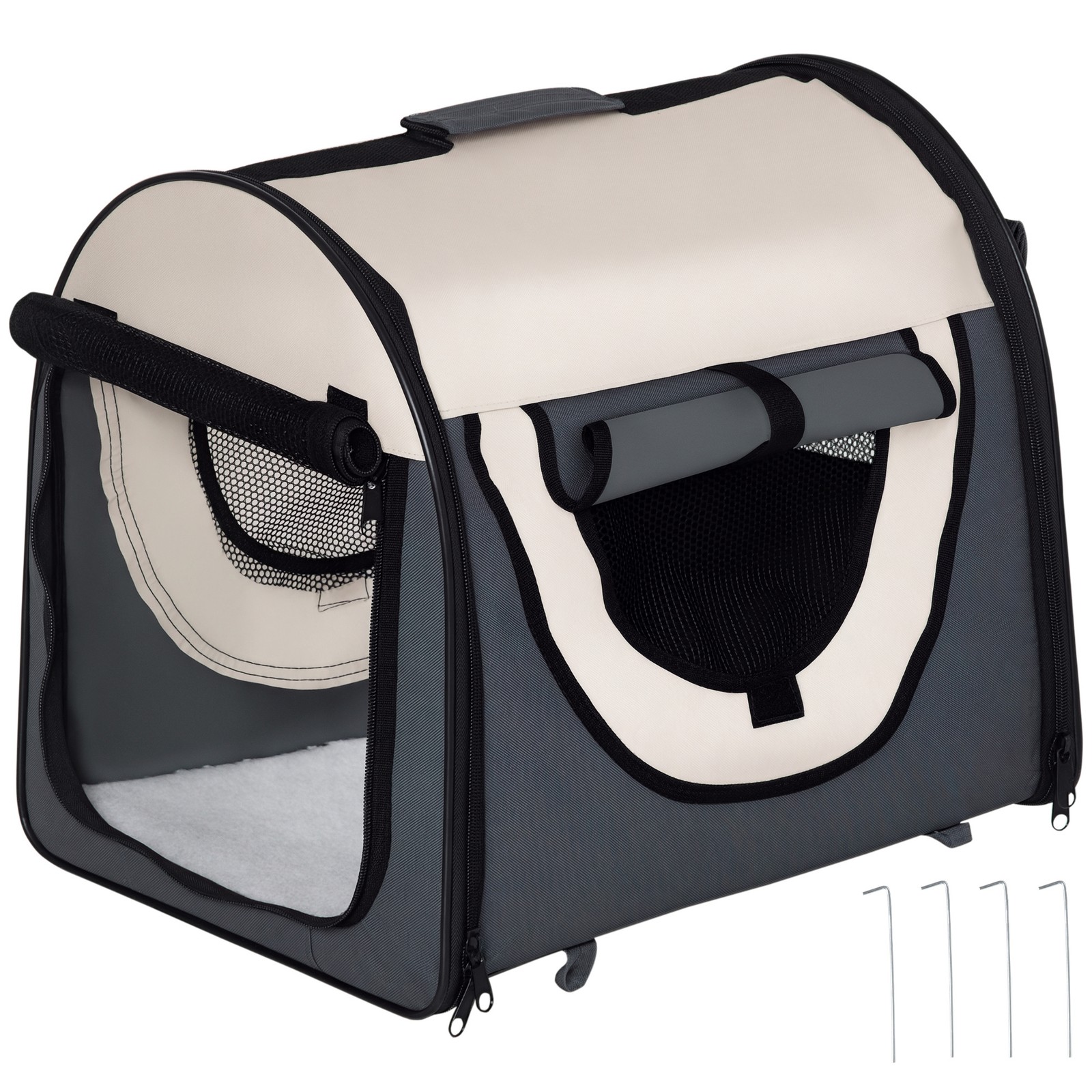 OFFERTA PawHut Trasportino Pieghevole Cani Gatti Oxford Lavabile