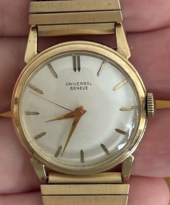 Vintage Universal Geneve Men's Mechanical Wristwatch 10k GF